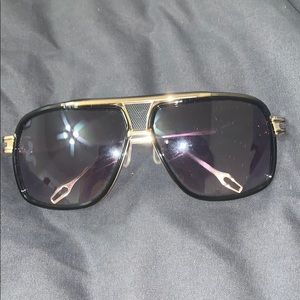 Black and Gold Sunglasses